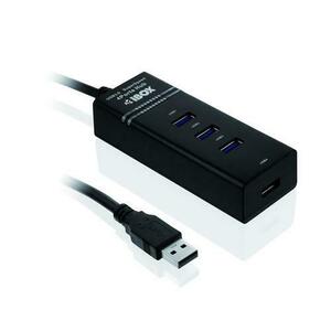HUB USB 3.0, 4 porturi, I-BOX , negru imagine