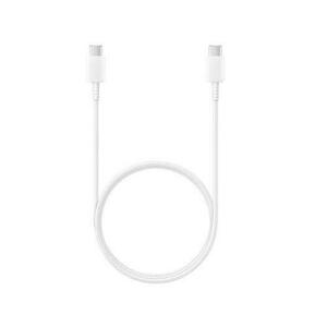 Cablu de date Samsung EP-DA705BWE, GP-TOU021RFBWW, 3A, USB Type-C - USB Type-C, 1m, Bulk (Alb) imagine