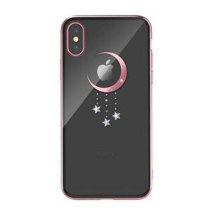 Protectie Spate Devia Meteor DVMCIP65RG pentru iPhone XS Max (Roz/Auriu) imagine