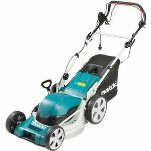 Masina electrica de tuns gazonul Makita ELM4621, 1800 W, 46 cm latime lucru, 8 trepte taiere, 60 l sac colector imagine