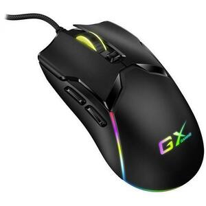 Mouse Genius, „Scorpion M700”, gaming, cu fir, USB, optic, 7200 dpi, butoane/scroll 6/1, Negru imagine
