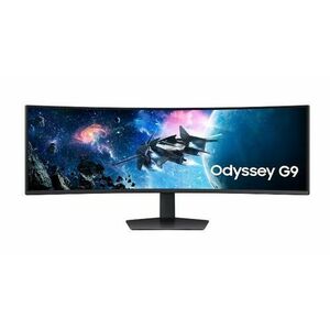 Monitor Gaming VA LED Samsung 49inch Odyssey G9 G95C, Dual QHD (5120 x 1440), HDMI, DisplayPort, Ecran Curbat, 240 Hz, 1 ms (Negru) imagine
