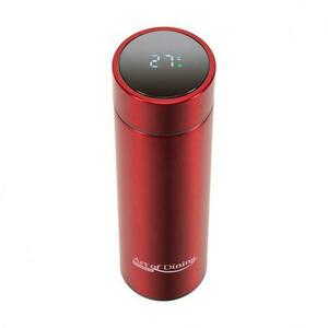 Termos HEINNER HR-AER-TM45R, inox, capacitate 450 ml, cu indicator LED pentru temperatura, Rosu imagine