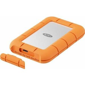 SSD LaCie Rugged Mini, 4 TB, USB 3.2 Gen 2x2, 2.5inch (Portocaliu) imagine