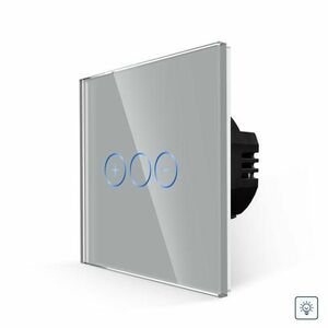 Intrerupator Simplu cu Variator cu Touch din Sticla LUXION imagine