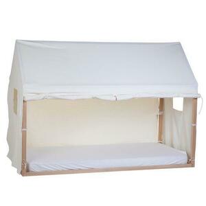 Husa cadru pat casuta Childhome, 90x200 cm (Alb) imagine