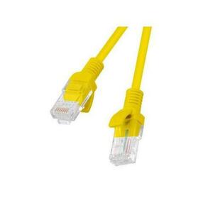 Cablu Lanberg Patchcord RJ45 cat. 5e UTP 0.5m Yellow, 10-Pack imagine