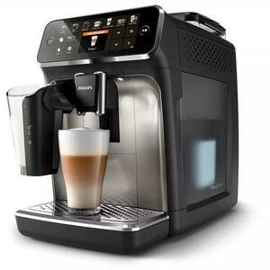 Espressor automat Philips EP5547/90, 1500 W, 1.8 l, Carafa lapte 0.26 l, 15 bar, Capacitate boabe 275 g, 12 setari macinare, 5 setari aroma (Negru/Crom) imagine