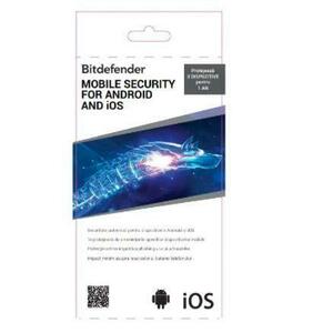 Bitdefender Mobile Security pentru Android si iOS, 3 dispozitive, scratch card imagine