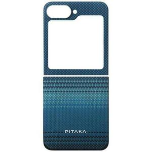 Husa MagEZ 5 Aramida 600D Pitaka pentru Samsung Galaxy Z Flip6, Albastru imagine