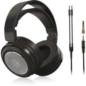 Casti Studio Hi-Fi Behringer ALPHA, Open-Back, Jack 3.5/6.3mm, Difuzor 50mm, Cablu 3m (Negru) imagine