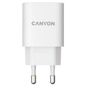 Incarcator auto Canyon H-18-01, 18 W, QC 3.0 (Alb) imagine