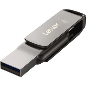 Memorie USB Lexar JumpDrive Dual Drive D400, 256GB, USB Type-C/USB-A imagine
