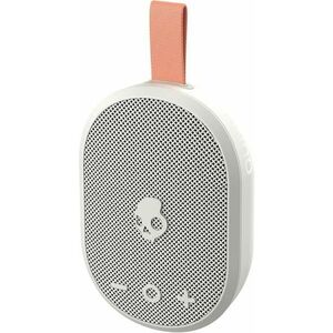 Boxa portabila SkullCandy OUNCE+, Bluetooth, Autonomie 16 ore, IPX7 (Alb/Portocaliu) imagine