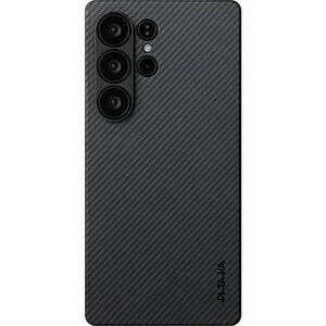 Husa Protectie Spate Pitaka MagEZ Case 6, pentru Samsung Galaxy S25 Ultra (Negru/Gri) imagine