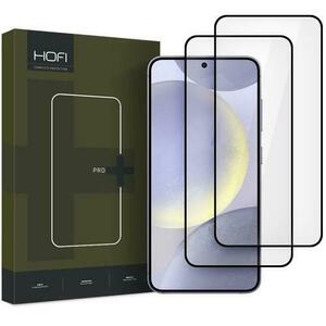 Folie de protectie Ecran HOFI Glass PRO+ pentru Samsung Galaxy S25 S931, Sticla Securizata, Full Glue, Set 2 bucati, Neagra imagine