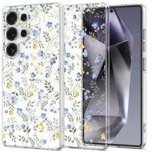 Husa MagSafe pentru Samsung Galaxy S25 Ultra S938, Tech-Protect, Flexair Spring Flowers, Multicolor imagine