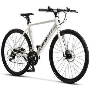 Bicicleta oras Carpat Pathfinder 3.0 C28314G, roti 28inch, Alb/Negru imagine