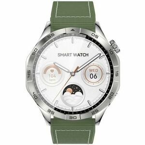 Smartwatch XO Design 4, Ecran IPS 1.43inch, Android/iOS, Monitorizare activitate, Ritm cardiac, Stres, IP68 (Verde) imagine