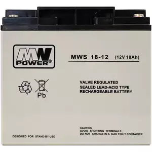 Acumulator AGM MW 18-12S, 12V / 18Ah imagine