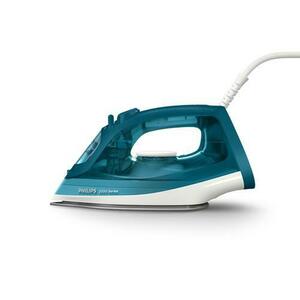 Fier de calcat Philips DST2030/90 Seria 2000, 2000W (240V), talpa ceramica, debit de abur 25g/min si jet de abur 130gmin, sistem anti-picurare, Calc Clean, capacitate rezervor 250ml, oprire automata (Albastru) imagine