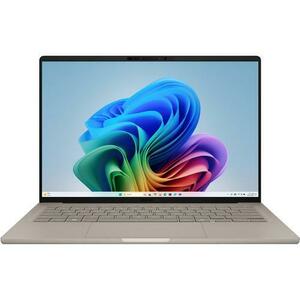 Ultrabook ASUS Zenbook A14 UX3407RA (Procesor Qualcomm Snapdragon X Elite X1E-78-100, 14inch WUXGA OLED, 16GB, 1TB SSD, Qualcomm Adreno, Win11 Pro, Bej) imagine