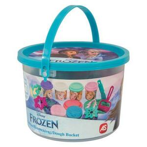 Set de joaca AS Art - Plastilina si accesorii, Disney Frozen, 4 borcanase imagine