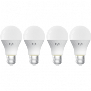 Bec LED Yeelight W4 Lite YLQDP-0012, Wi-Fi, E27, 9W, 2700K - 6500K, 806lm, 4 bucati imagine