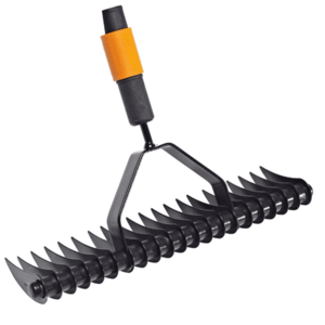 Grebla pentru aerat gazonul Fiskars QuikFit, 360 mm, 990 g (Portocaliu/Negru) imagine
