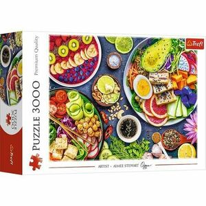 Puzzle Trefl - Bolul Colorat, 3000 piese imagine