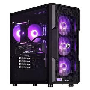 Calculator Sistem PC Gaming Actina KOMAAAGIP1429 Midi Tower Powered by ENDORFY, Procesor AMD Ryzen™ 7 7700, 32GB DDR5, 1TB SSD, AMD Radeon RX 7900 XTX 24GB GDDR6, Wi-Fi, Bluetooth, No OS (Negru) imagine