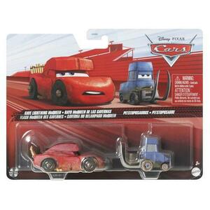 Set 2 masinute diecast Disney Cars 3 - Cave Fulger Mcqueen si Pitstoposaurus imagine