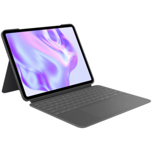 Husa cu tastatura Logitech Combo Touch pentru Apple iPad Pro 13-inch M4, Layout US International (Gri) imagine