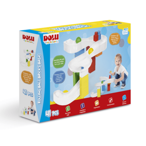 Joc de constructie DOLU Labirintul bilutei ( 41 piese) imagine