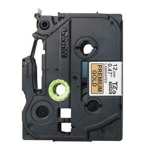 Banda P-touch laminata Brother TZe-PR831 (12 mm) negru pe auriu - 8 m imagine