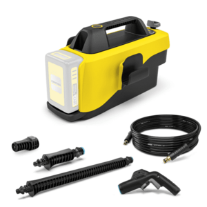 Aparat de spalat cu presiune joasa Karcher OC 6-18, 24 bar, 200 l/h, fara acumulator si incarcator (Galben/Negru) imagine