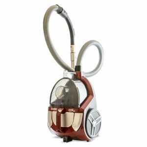 Aspirator ciclonic fara sac Zass ZVC 20, 800 W, Recipient 4.3 l, Filtru HEPA 12, Cablu 6.3m (Rosu) imagine