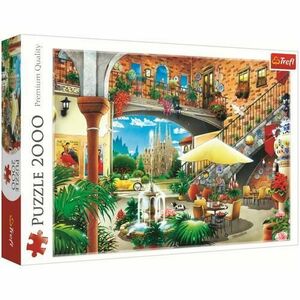 Puzzle Trefl Vedere din Barcelona, 2000 piese imagine