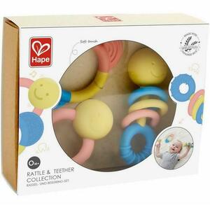 Set 2 jucarii Hape - Inel dentitie si zornaitoare imagine