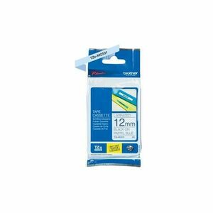 Banda P-touch laminata Brother TZe-MQ531 (12 mm) negru pe albastru pastel - 4 m imagine