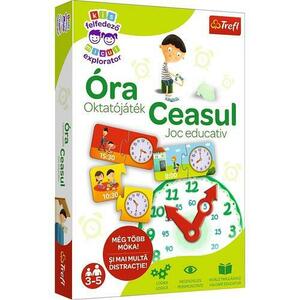 Joc educativ Trefl, Micul explorator, Invata ceasul imagine