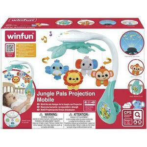 Carusel Winfun - Animalute din jungla, cu proiector imagine