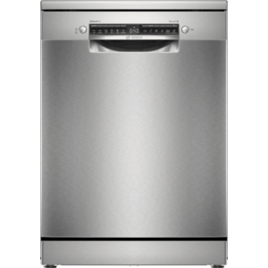 Masina de spalat vase independenta BOSCH 3SMS4EVI00E, Seria 4, 60 cm, Clasa C, anti amprenta, EfficientDry, Sertar Vario, Sistem Rackmatic triplu, Silence Plus (Inox) imagine