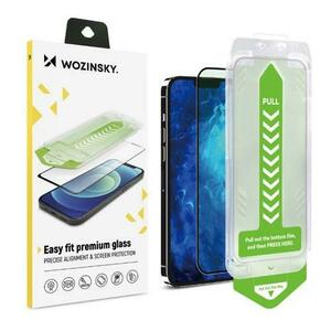 Folie de protectie Ecran WZK Premium pentru Apple iPhone 14 Plus, Sticla Securizata, Full Glue, Neagra imagine