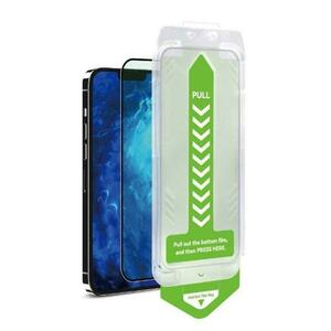Folie de protectie Ecran WZK Premium pentru Apple iPhone 15 Pro Max, Sticla Securizata, Full Glue, Neagra imagine