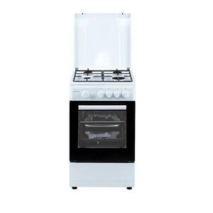 Aragaz clasic Studio Casa Viva Galaxy 4G 50/55 cm, 4 arzatoare gaz, 49 l, Cuptor gaz, Gratare emailate (Alb) imagine