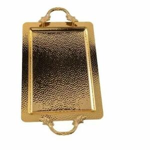 Tava servire dreptunghiulara cu manere Osena Deco Art, 50 x 32 cm (Auriu) imagine
