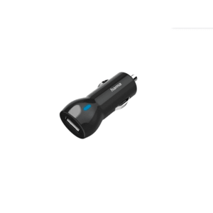 Incarcator auto Hama 201635, 1x USB-A, 12W (Negru) imagine