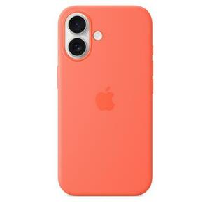 Husa Protectie Spate Apple MDGN4ZM/A pentru iPhone 16, Silicon, MagSafe (Portocaliu) imagine