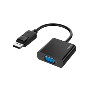 Adaptor Video Hama 200337, DisplayPort - VGA, Full-HD 1080p (Negru) imagine